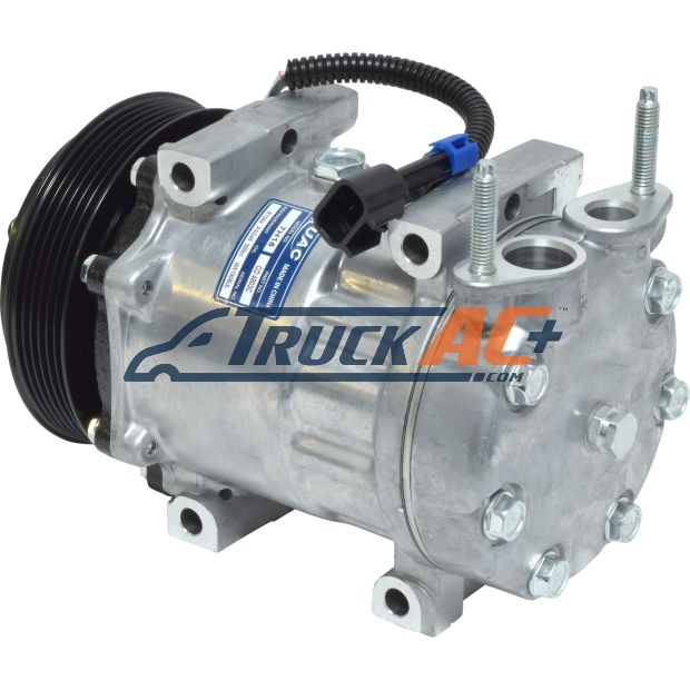 Sanden Style A/C Compressor - Sanden 4803, Truck Air 03-0810, MEI 54803