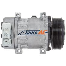 Sanden Style A/C Compressor - Sanden 4042, 4432, 4759, Kenworth, Peterbilt F69-1003, F69-6001-111, Truck Air 03-1404, MEI 5365