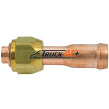 Heater Hose Fitting - Straight 3/4"-16- Truck Air 10-3026, MEI 2659
