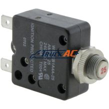 Circuit Breaker - Manual Reset 25 Amp - Red Dot 71R1325, RD-5-7809-0P, Truck Air 11-3067, MEI 1218