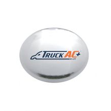 Chrome Plastic Push-On Covers For Phillips Round Head Screw (10-Pack) - United Pacific 70090