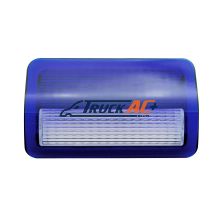 16-09012, 1609012 Door Courtesy Light Lens For 2006+ Peterbilt - Blue - United Pacific 37069