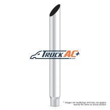 8" Mitred Reduce To 5" O.D. Bottom Exhaust - 48" L - United Pacific M3-85-048