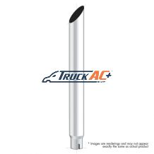 7" Mitred Reduce To 5" I.D. Bottom Exhaust - 108" L - United Pacific M4-75-108