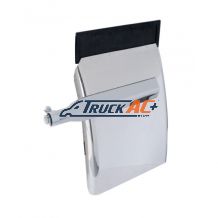 24" X 31" Deluxe Stainless Quarter Fender Set - Triangle Bracket - United Pacific 10621