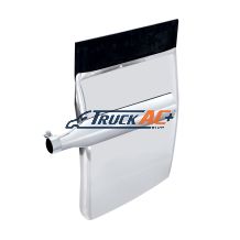 24" x 34" Stainless Quarter Fender Set - Triangle Bracket - United Pacific 10854