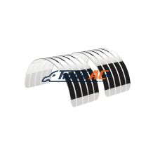 80" 430 Stainless Steel (18ga) Single Axle Fender - SR Series (Pair) - United Pacific 10617
