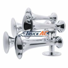 5 Trumpets Chrome Train Horn - United Pacific 46131