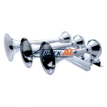 3 Trumpets Horizontal Chrome Train Horn - Right - United Pacific 46146