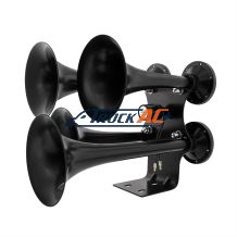 Black 4 Trumpets Air Powered Train Horn - Competition Series - United Pacific 46158