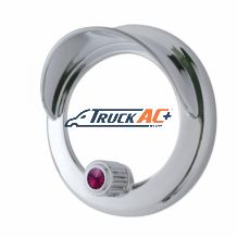 Clock Bezel With Visor For Freightliner Century/Coronado/Columbia - Purple Crystal - United Pacific 41928