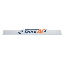 2" X 24" Chrome Top Mud Flap Plate - Welded Stud - United Pacific 10401