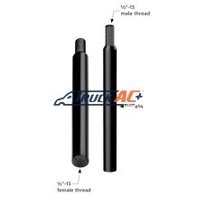 9" Shifter Shaft Extension - Black - United Pacific 21941