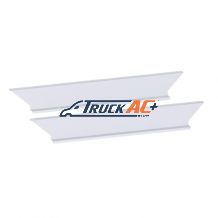 Stainless Front Upper Fairing Kick Plate For 2003+ Volvo VN - United Pacific 29064