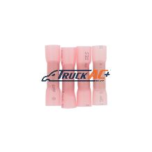 8 AWG CS Heat Shrink Butt Connector - Pink (4-Pack) - United Pacific 98200