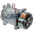 OEM Sanden A/C Compressor - Sanden 4710, Truck Air 03-3441, MEI 5413