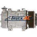 OEM Sanden A/C Compressor - Sanden 4081, 4398, Kenworth F69-6003-112, Truck Air 03-1407, MEI 5406