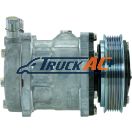 OEM Sanden A/C Compressor - Sanden 4455, 7304, Truck Air 03-3530, MEI 54455
