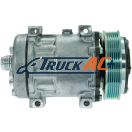 OEM Sanden A/C Compressor - Sanden 4492, 4761, Truck Air 03-0606, MEI 5345