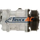 OEM Sanden A/C Compressor - Sanden 4753, 4753-AFT, Truck Air 03-0407, MEI 5355
