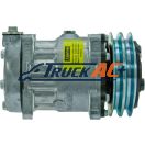 OEM Sanden A/C Compressor - Sanden 4318, Truck Air 03-3404, MEI 5299