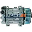 OEM Sanden A/C Compressor - Sanden 4303, 4422, 4486, 4767, Truck Air 03-0427, MEI 5322