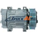 OEM Sanden A/C Compressor - Sanden 4493, 4733, 4892, Truck Air 03-1608, MEI 5385