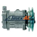 OEM Sanden A/C Compressor - Sanden 4745, Truck Air 03-3444, MEI 5735