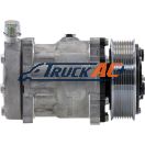 OEM Sanden A/C Compressor - Sanden 4762, Truck Air 03-3718A, MEI 54762