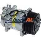 Sanden Style A/C Compressor - Sanden 4710, Truck Air 03-3441, MEI 5413