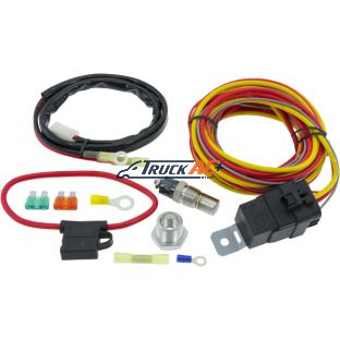 OEM Spal Electric Fan Thermo Control Kit - Spal 185FH, Truck Air 06-3172, MEI 3579