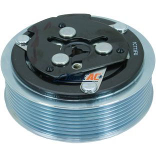 Sanden A/C Compressor Clutch - Sanden 4734-6880, Truck Air 02-0601, MEI 5137