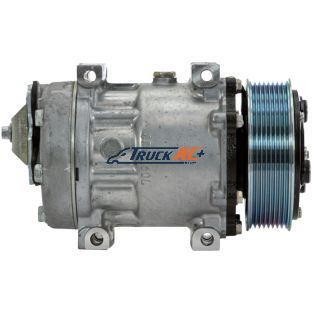 OEM Sanden A/C Compressor - Sanden 4020, Truck Air 03-3817, MEI 54020