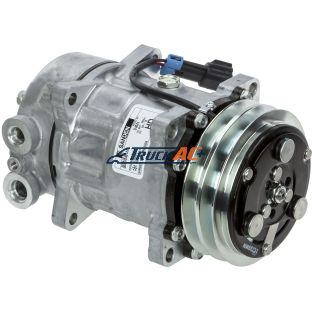 OEM Sanden A/C Compressor - Sanden 4041, 4426, 4696, Kenworth F69-1000, Peterbilt F69-6002-231, Truck Air 03-1001, MEI 5360
