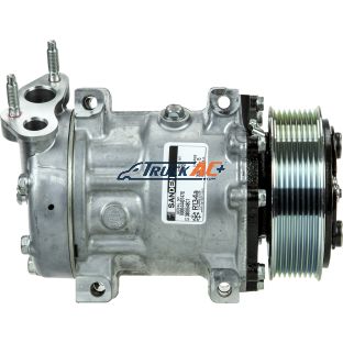 OEM Sanden A/C Compressor - Sanden 4720, Truck Air 03-3813, MEI 54720