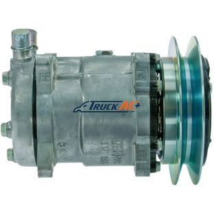 OEM Sanden A/C Compressor - Sanden 4746, 5425, Truck Air 03-3485, MEI 5736