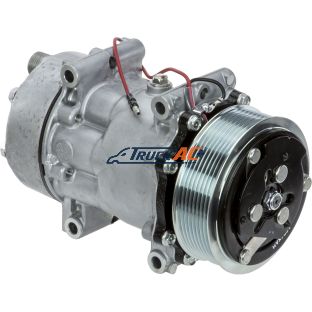 OEM Sanden A/C Compressor - Sanden 4666, Truck Air 03-3418, MEI 5707
