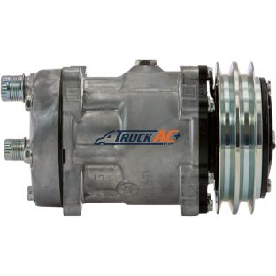 OEM Sanden A/C Compressor - Sanden 4272, Truck Air 03-3440A, MEI 5412A