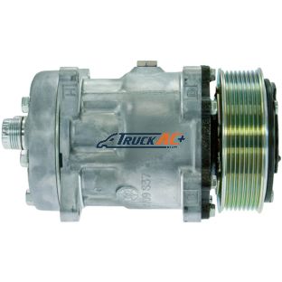 OEM Sanden A/C Compressor - Sanden 4672, 7822, Truck Air 03-3468, MEI 54672