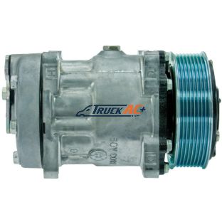OEM Sanden A/C Compressor - Sanden 4707, Truck Air 03-1857, MEI 5340