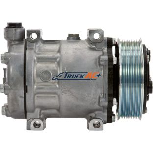 OEM Sanden A/C Compressor - Sanden 4307, 4307U, Truck Air 03-0621, MEI 5403