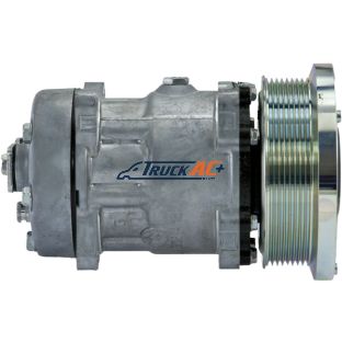 OEM Sanden A/C Compressor - Sanden 4874, Truck Air 03-0708D, MEI 5284