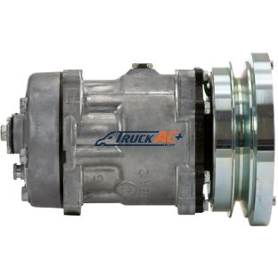 OEM Sanden A/C Compressor - Sanden 4875, Truck Air 03-3707, MEI 5292