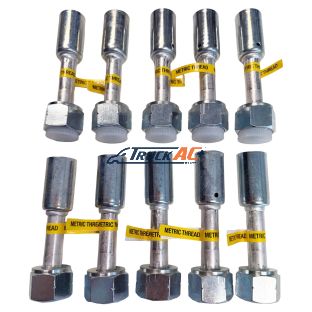Arctic Off-Road By Red Dot Polaris UTV #8 Straight A/C Fitting 10pk - Red Dot U-1027-0P