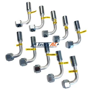 Arctic Off-Road By Red Dot Polaris UTV #8 90 Degree A/C Fitting 10pk - Red Dot U-1030-0P