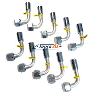Arctic Off-Road By Red Dot Polaris UTV #10 90 Degree A/C Fitting 10pk - Red Dot U-1031-0P