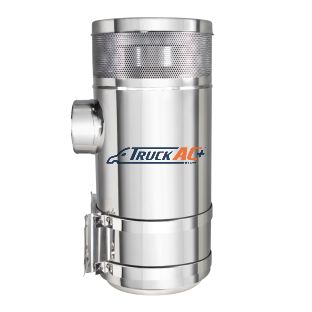 15" Stainless Air Cleaner Kit With Brackets For Peterbilt - United Pacific 28205