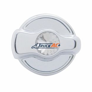 Chrome Plastic A/C Control Knob For 2005 & Older Peterbilt- Clear Crystal - United Pacific 41324