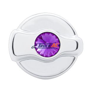 Chrome Plastic A/C Control Knob For 2005 & Older Peterbilt- Purple Crystal - United Pacific 41326
