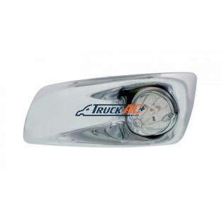 Fog Light Cover With 19 LED Watermelon Light For 2007-17 KW T660 (Driver) - Amber LED/ Clear Lens - United Pacific 42721